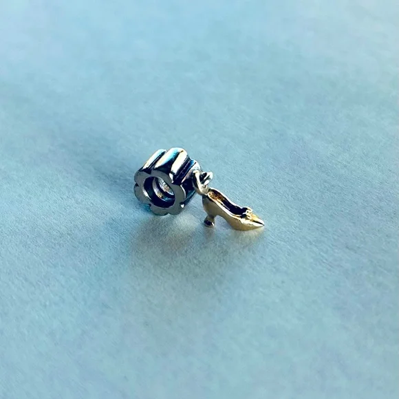 Pandora Stiletto Shoe Charm With 14K Gold - Picture 5 of 8